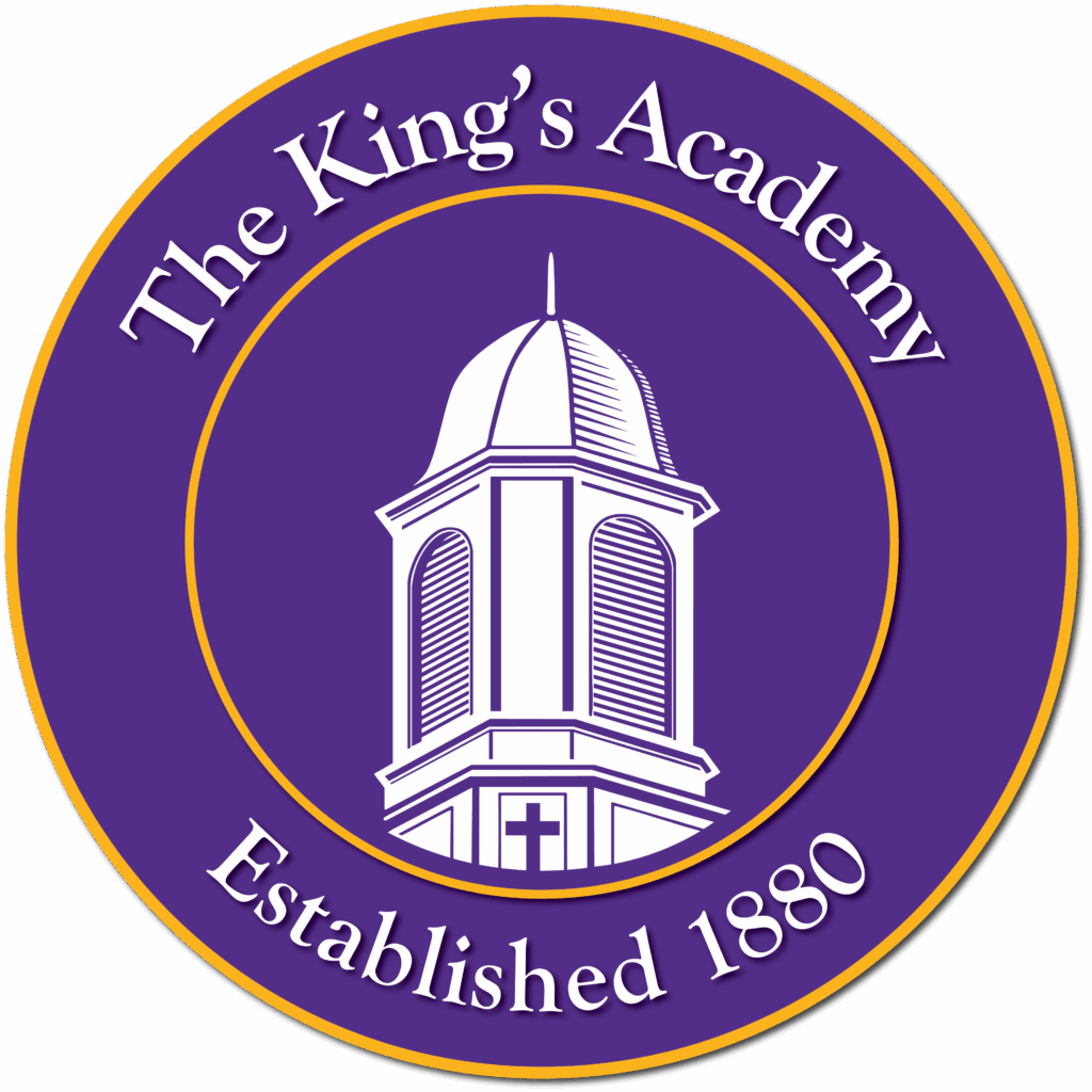 Purple seal of The King's Academy
