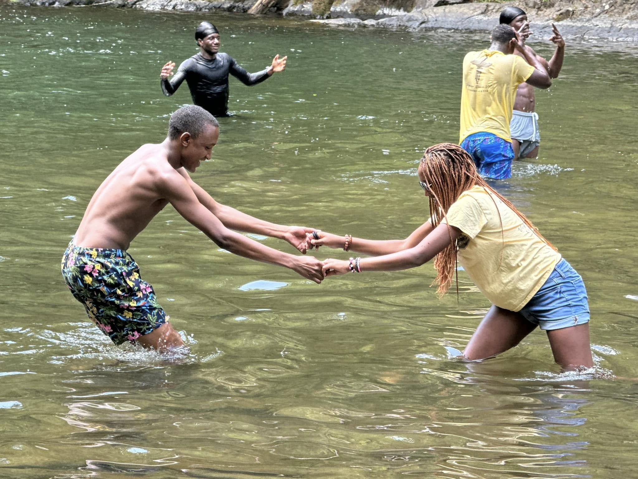 Students experiencing community at The King's Academy