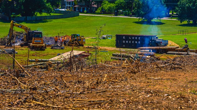 Campus site work at The King's Academy