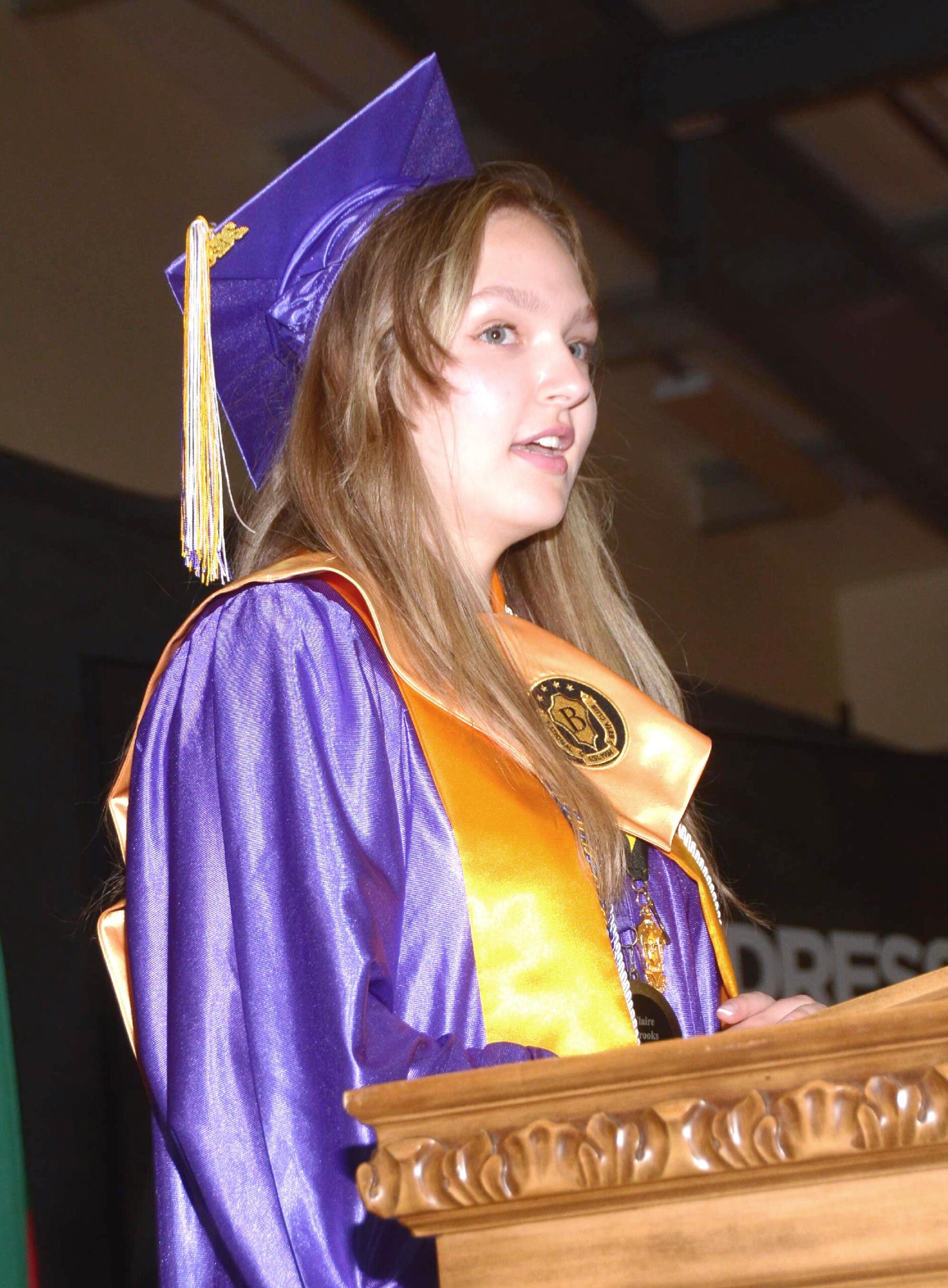 Class of 2026 Valedictorian Claire Brooks