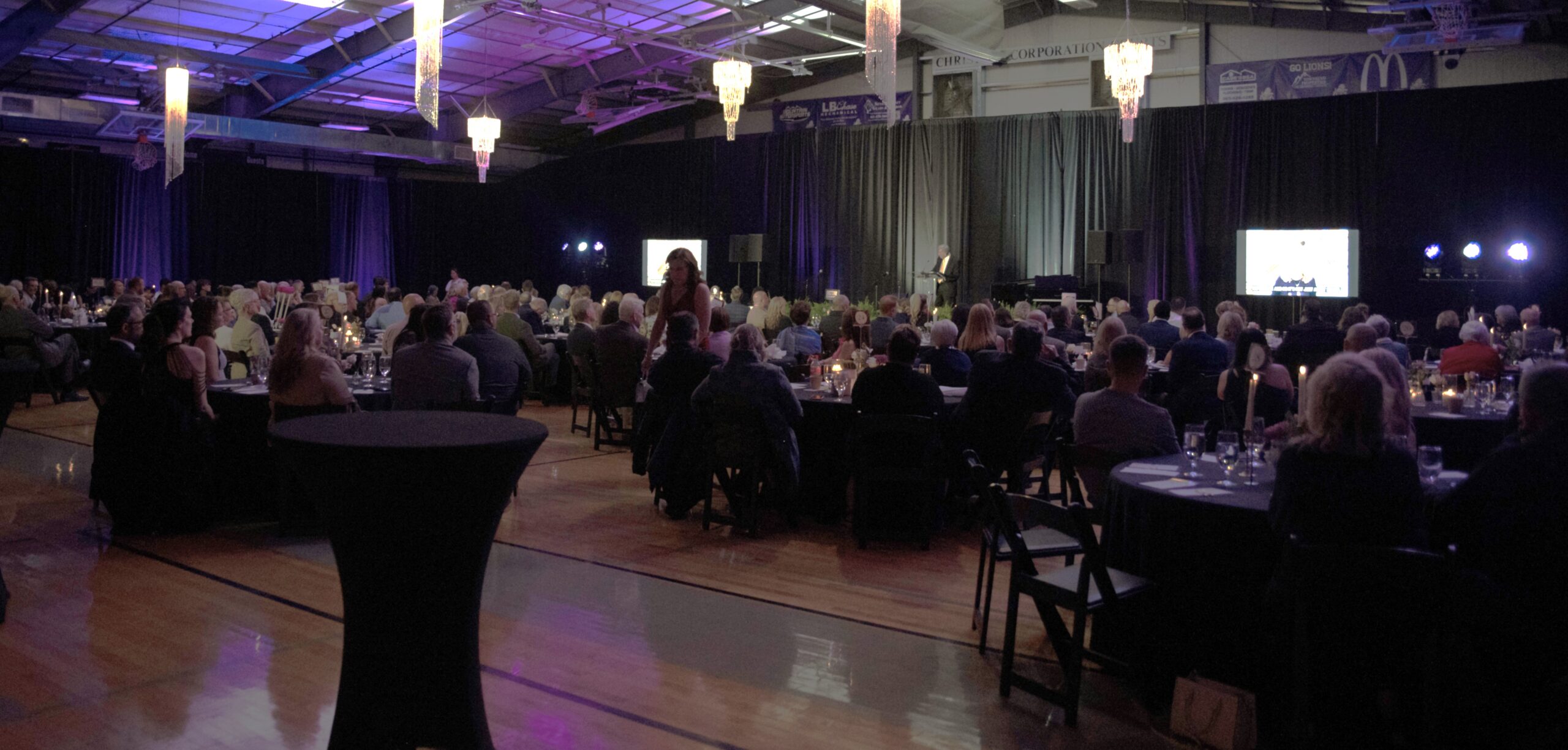 The Polly Enix Tibbetts Building transformed for The King's Academy 2026 Legacy Gala