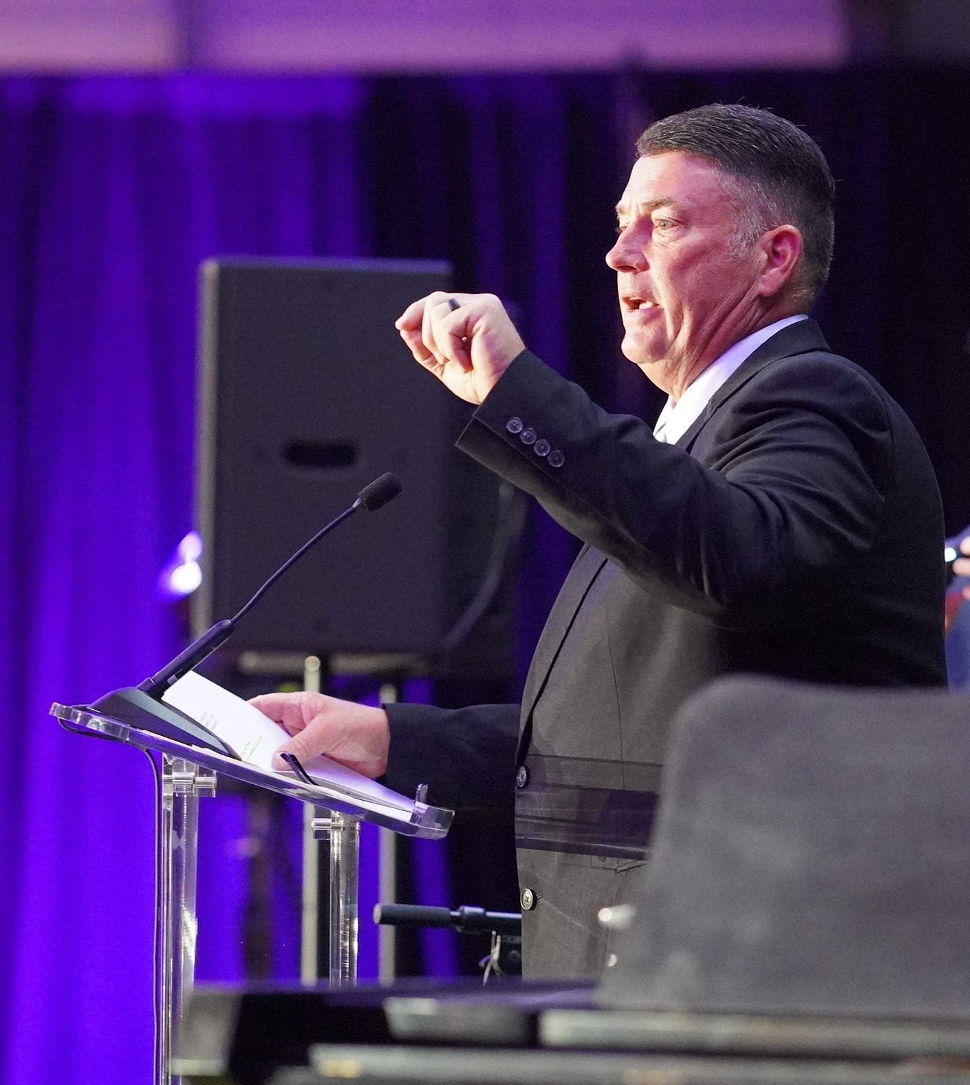 Craig Connatser serving as Master of Ceremonies at the 2026 Legacy Gala