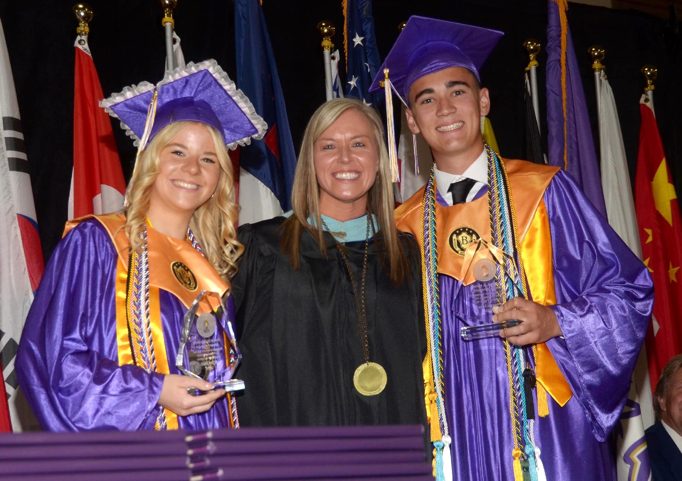 Members of the Class of 2026 with Commencement awards