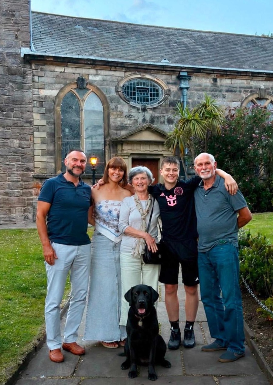 Slobodan Kozomara and family